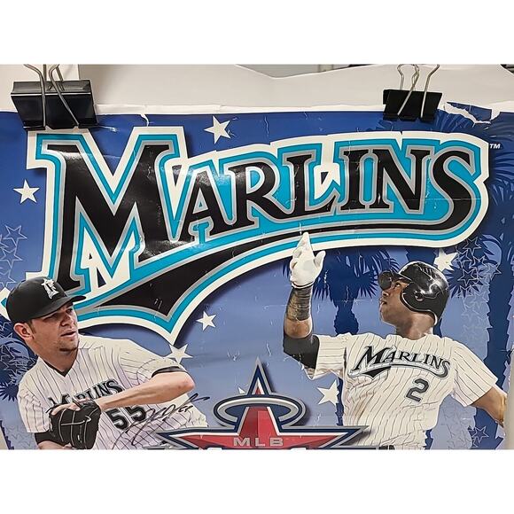 Marlins Hanley Ramirez & Johnson Signed 2010 All Star Game Poster MLB Authentic - Picture 5 of 16
